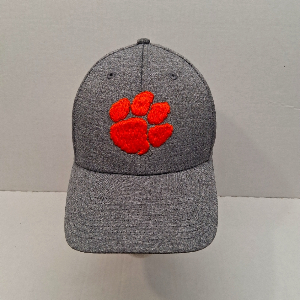 Clemson Tigers NCAA Gray Mass Rodeo Fan Favorite Adjustable Snapback Hat NWOT